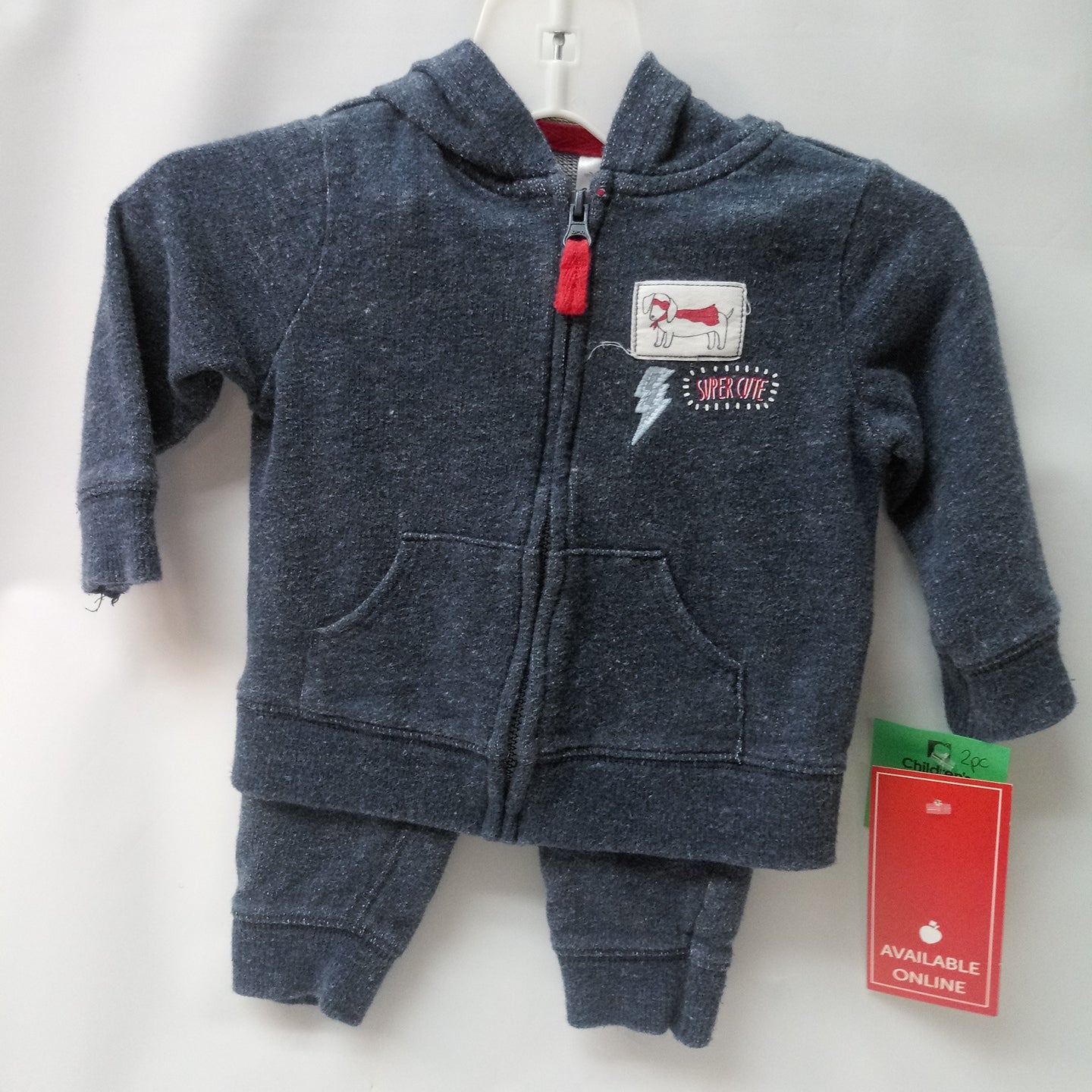 Long Sleeve 2pc Outfit by Carters Size 6m