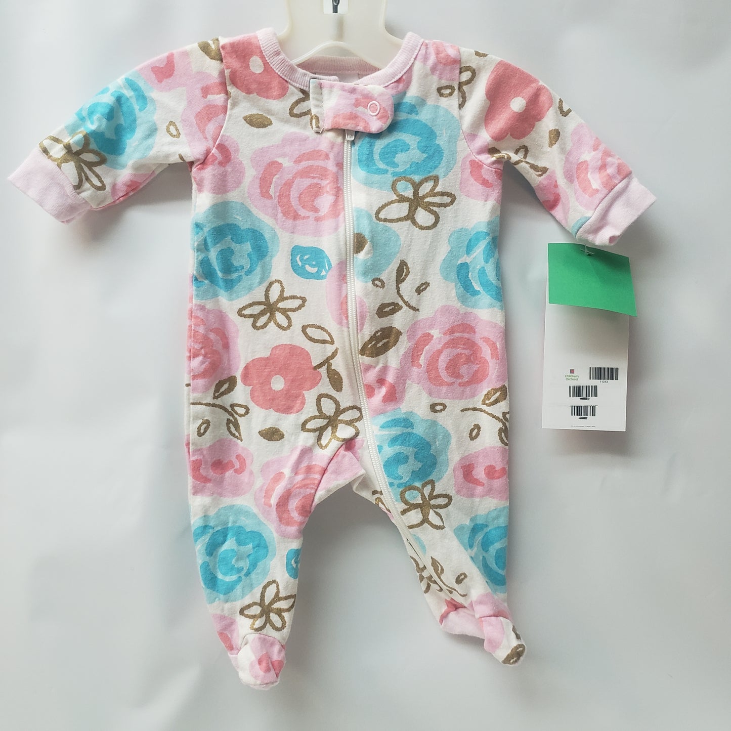 Long Sleeve 1 PC Pajamas By Gerber Size Preemie