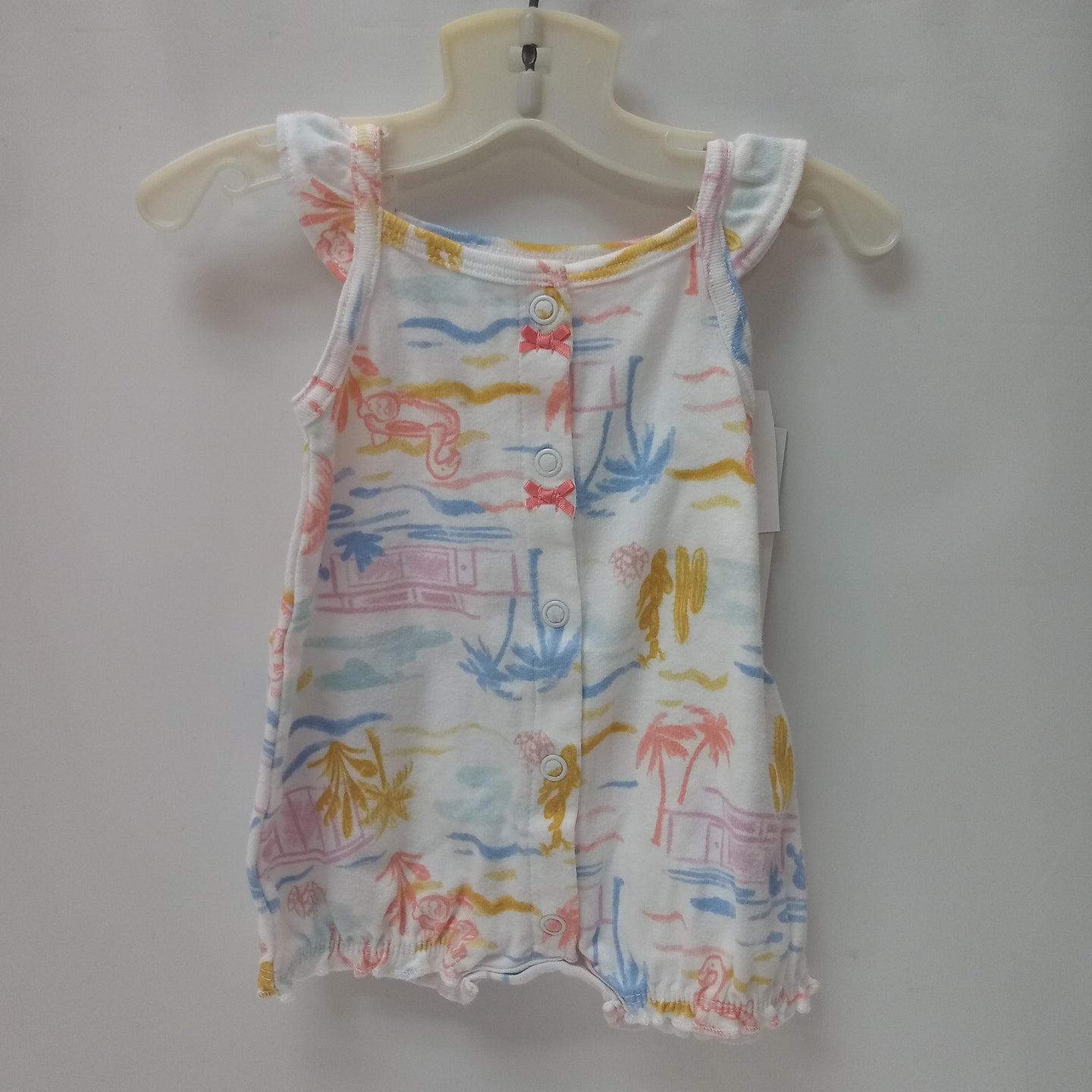 Short Sleeve Romper by Carters Size NB