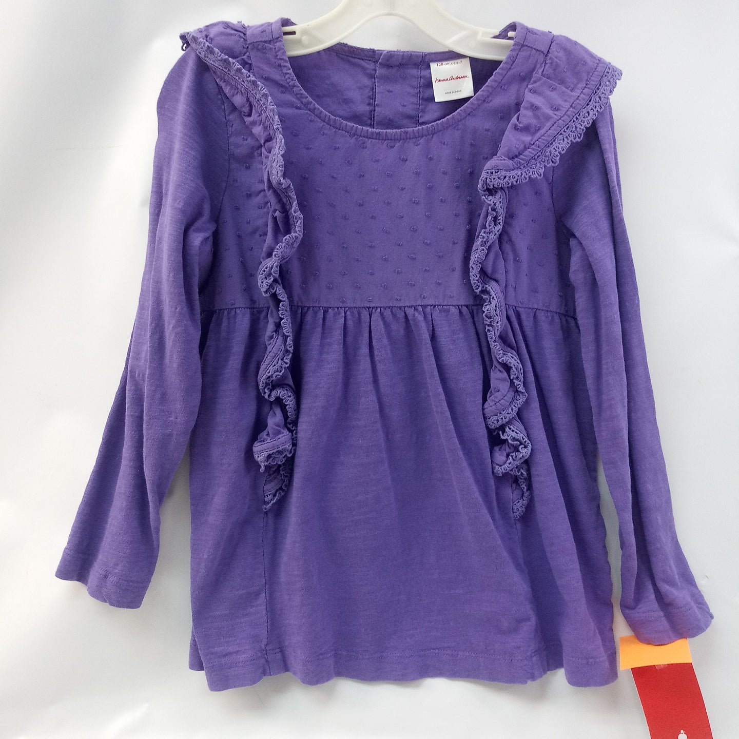 Long Sleeve Shirt by Hanna Anderson Size 6-7