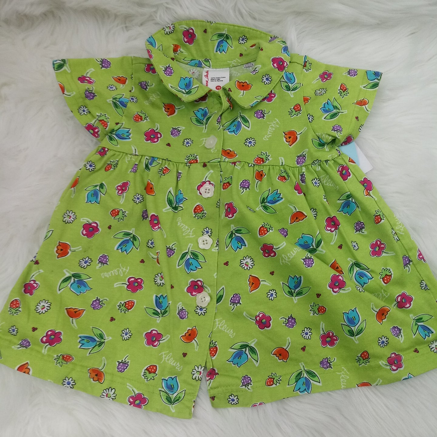 Short Sleeve Dress by Hanna Anderson Size 6-12m