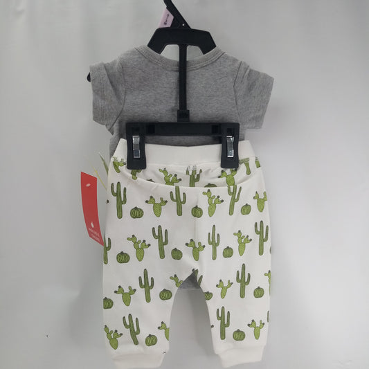 NEW Short Sleeve 2pc Pajamas by M + A Monica + Andy Size 0-3m