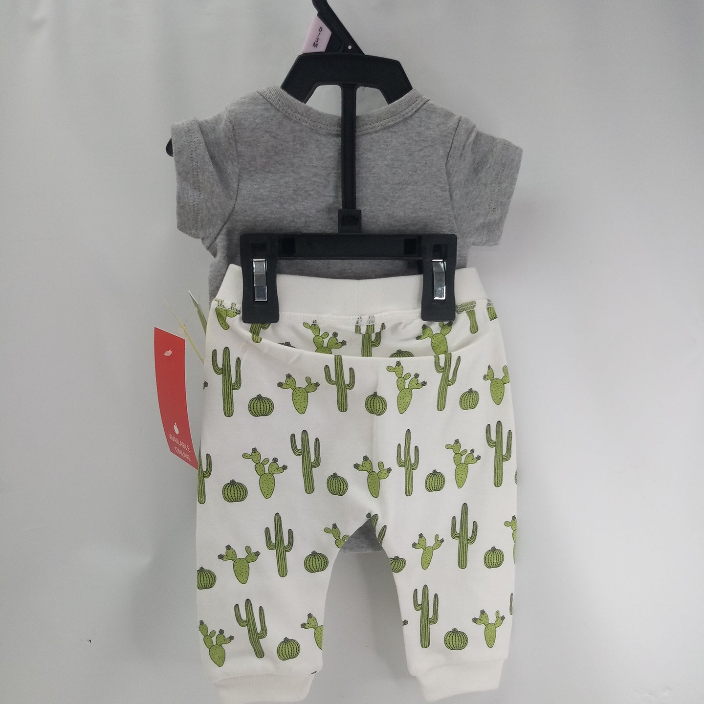 NEW Short Sleeve 2pc Pajamas by M + A Monica + Andy Size 0-3m