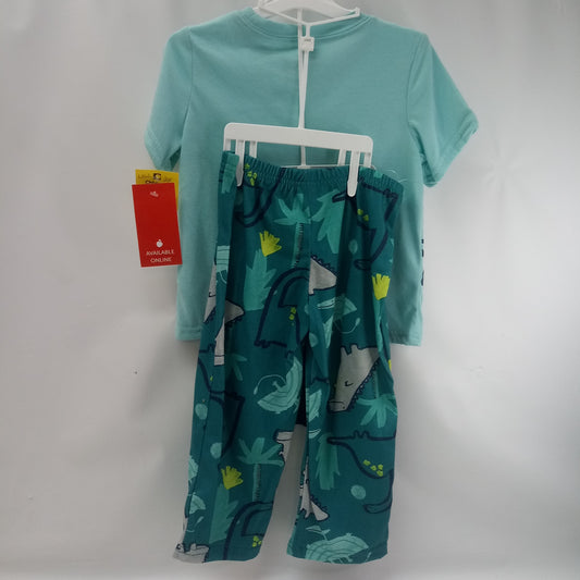 NEW Short Sleeve 3pc Pajamas by M + A Monica + Andy Size 3T