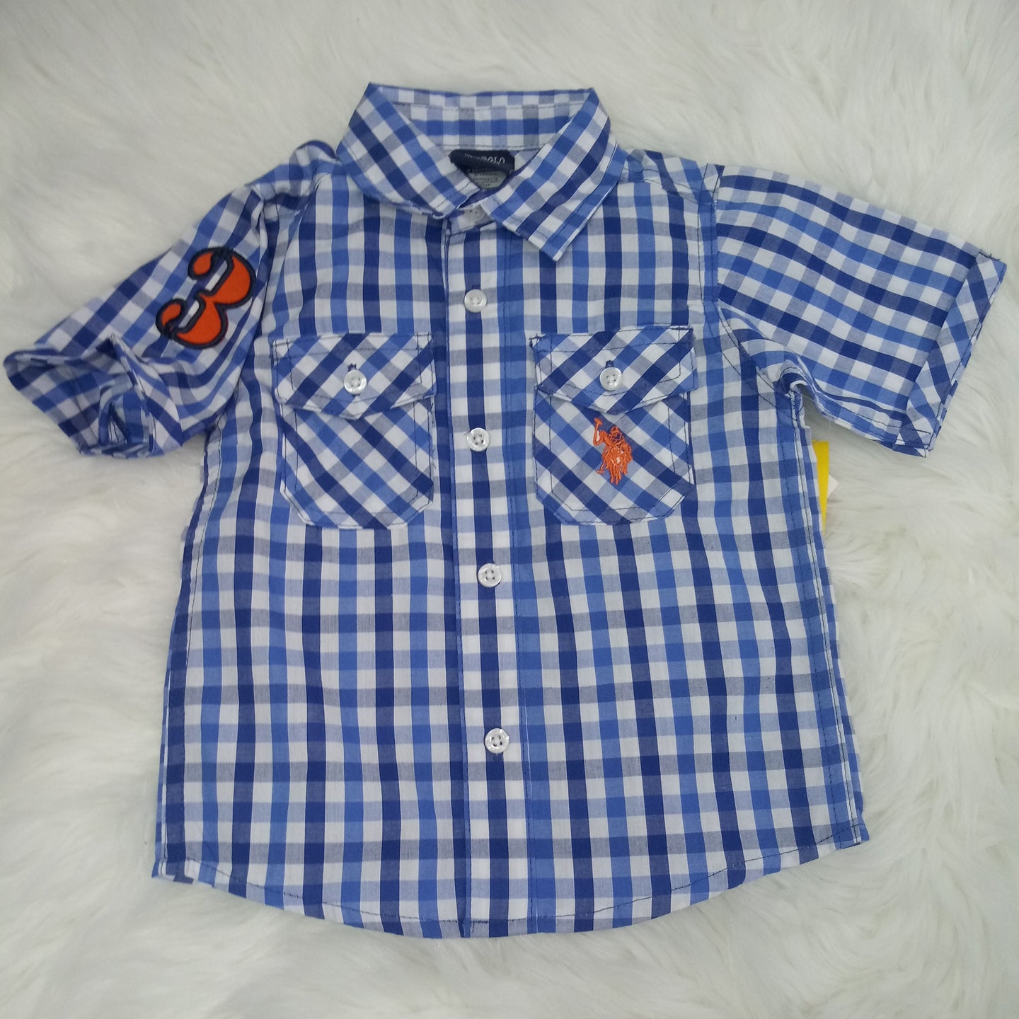 NEW Short Sleeve Shirt by U.S. Polo Assn. Size 18m