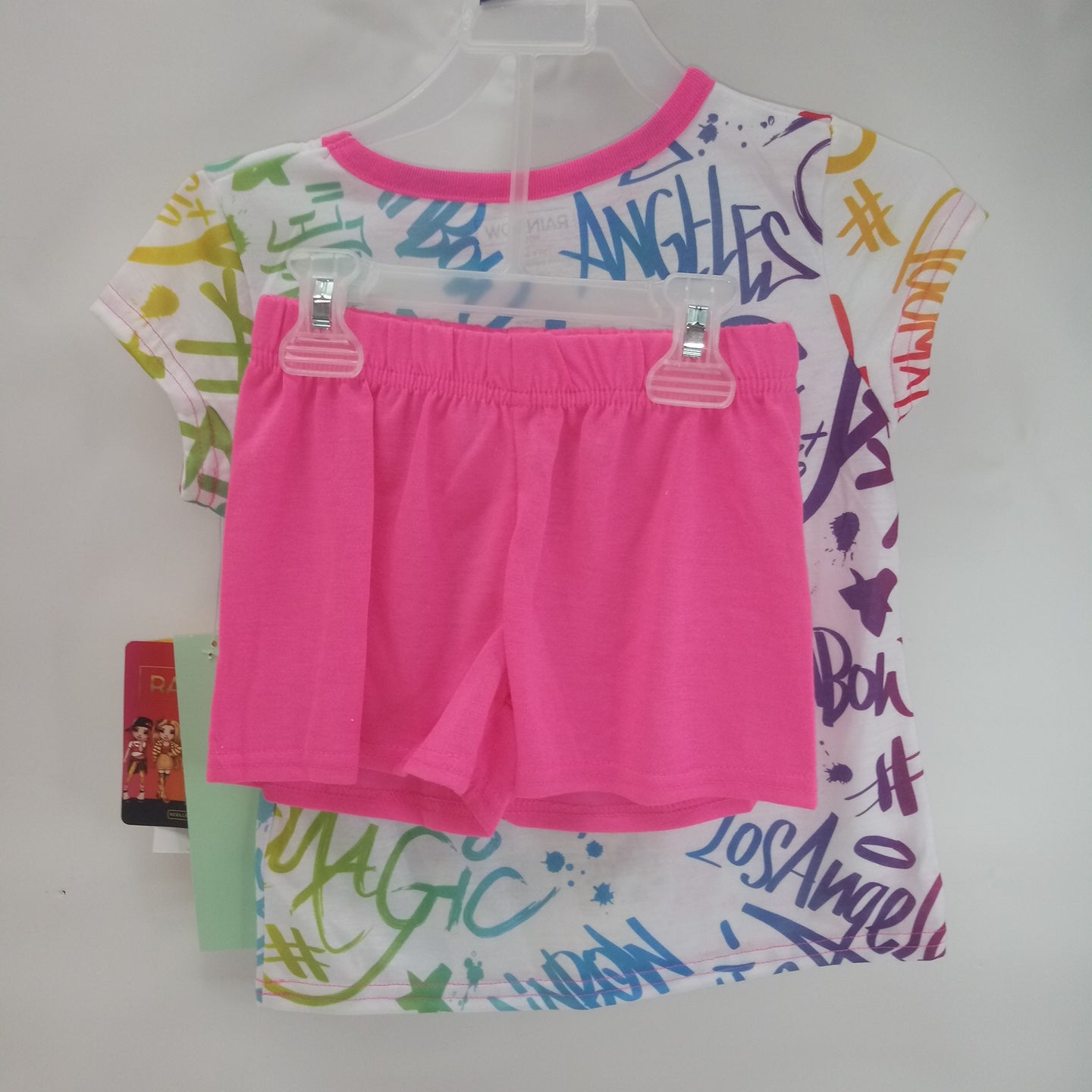 NEW Short Sleeve 2pc Pajama Set by Rainbow High Size 4-5
