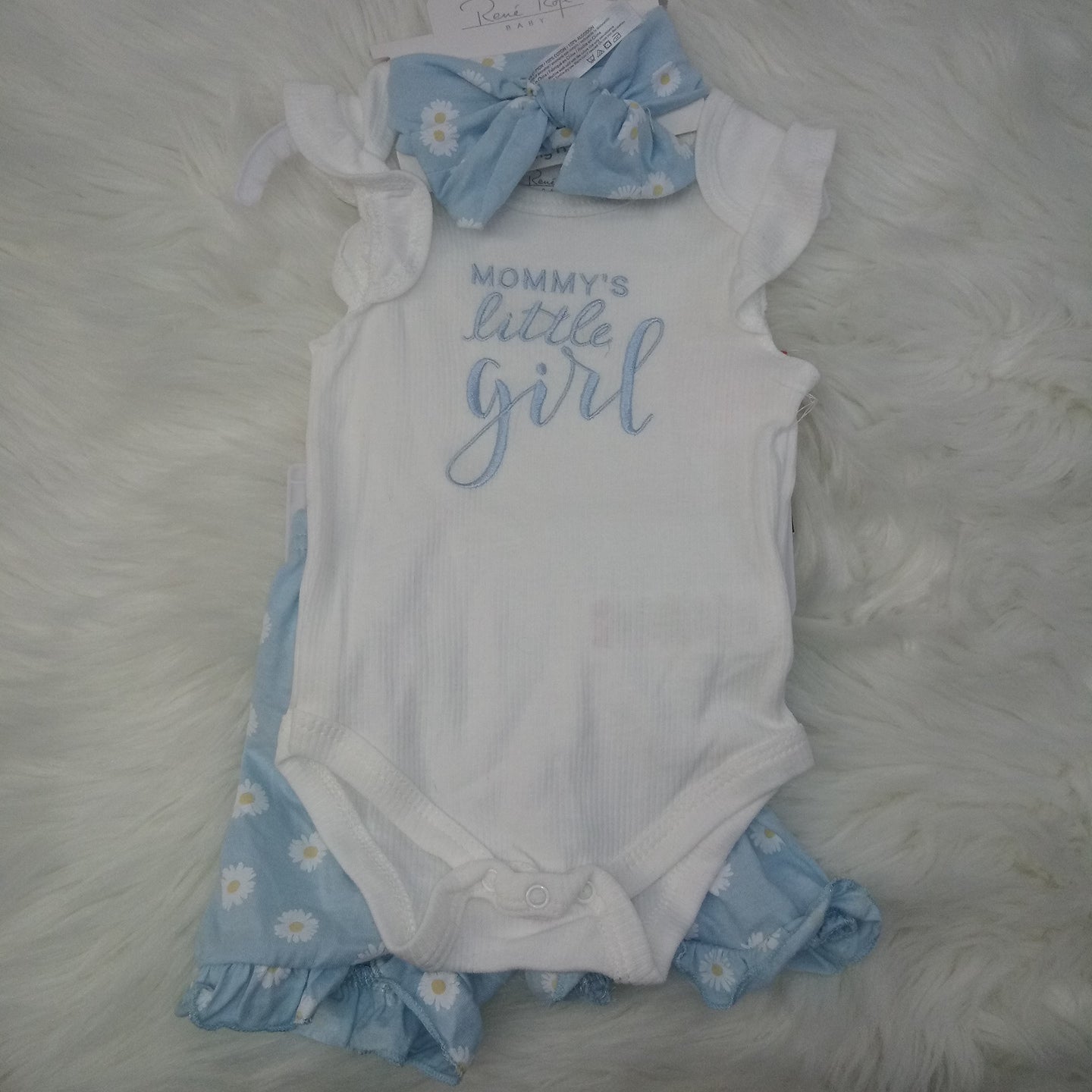 NEW Short Sleeve 2pc Outfit by Rene Rofe baby Size 3-6m