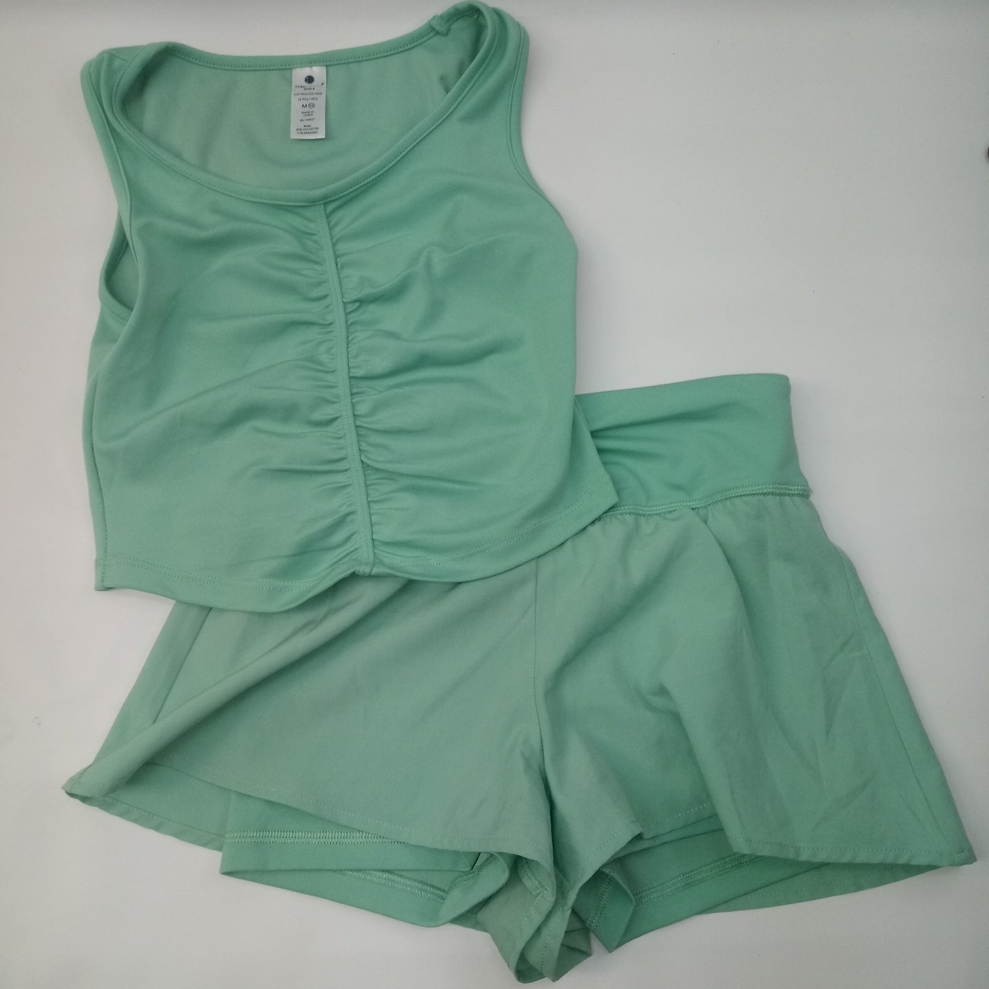 Short Sleeve 2pc Outfit by Yogalicious Girls Size 10