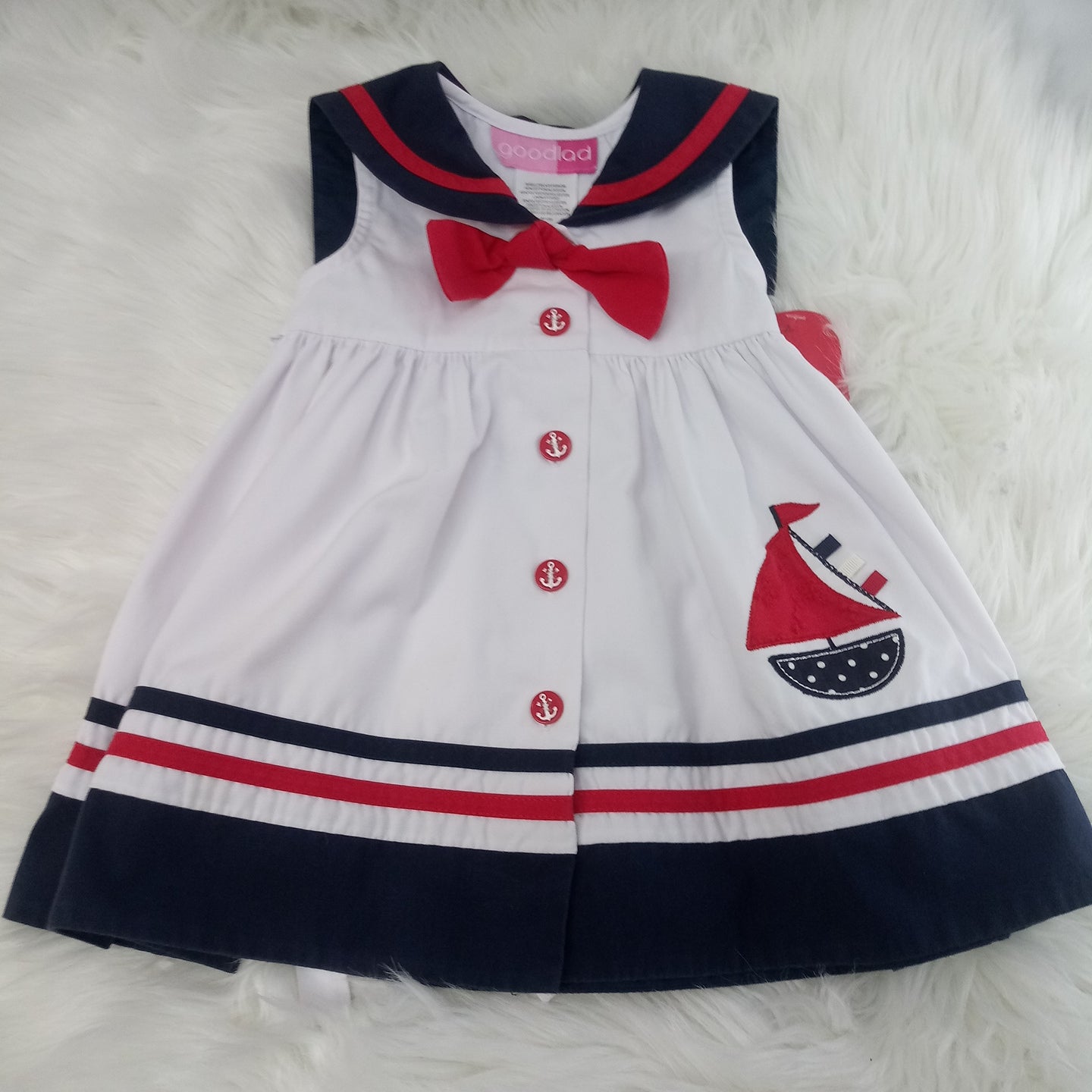 Short Sleeve Dress by Goodlad Size 12m