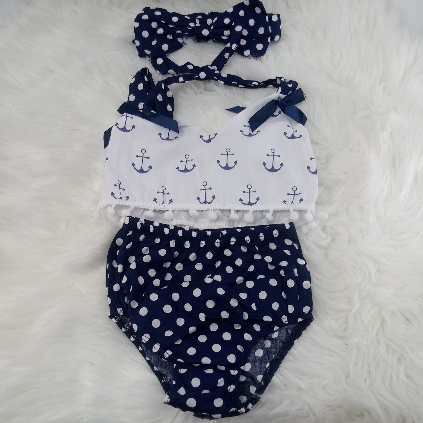 Short Sleeve 3pc Outfit by Milediiy Size 12-18m