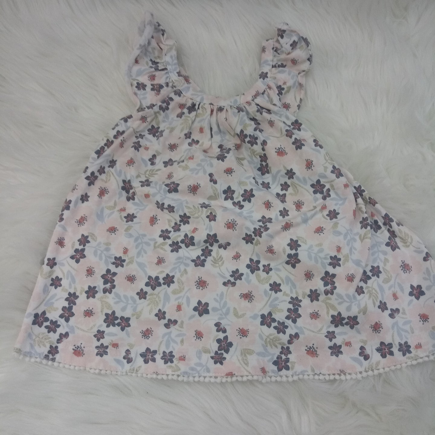 Short Sleeve Dress by Flapdoddles Size 12m