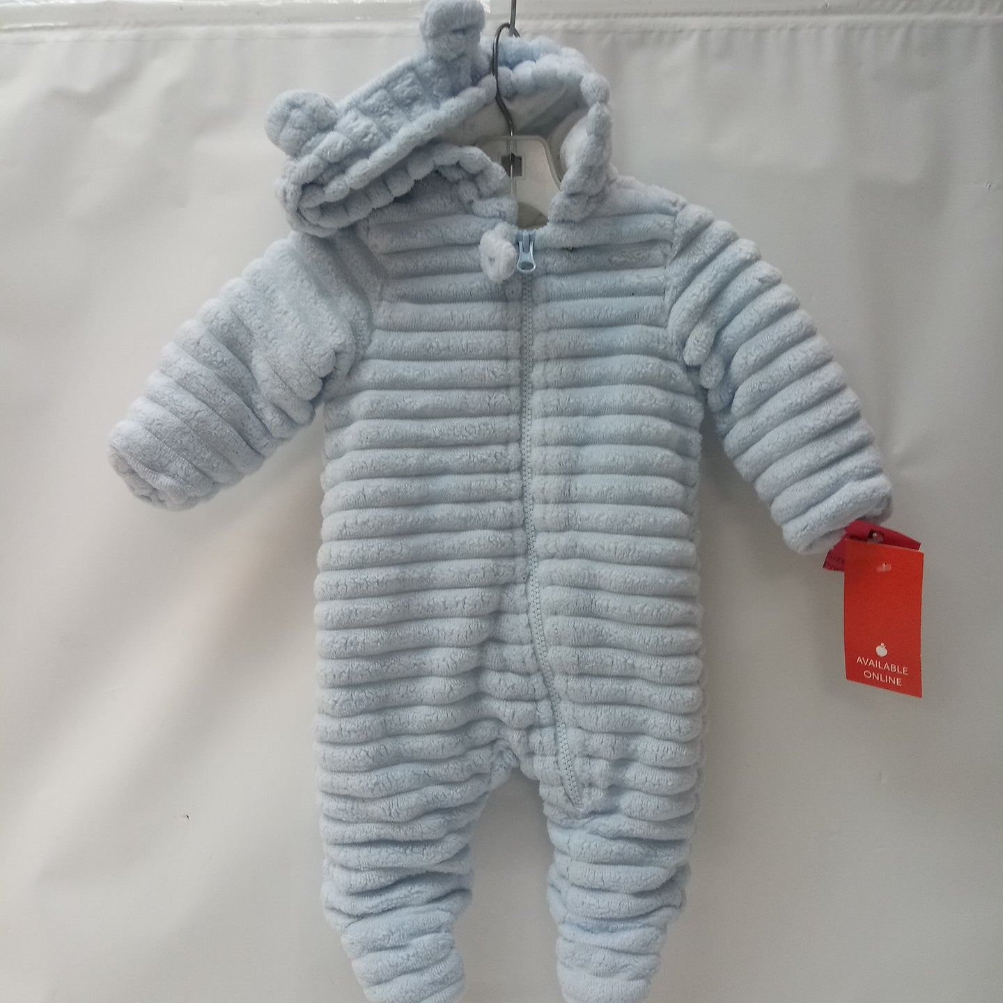 Long Sleeve 1pc Snow Suit by Wonder Nation Size 0-3m