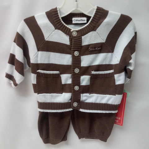 Long Sleeve 2pc Outfit by Calvin Klein Size 0-3m