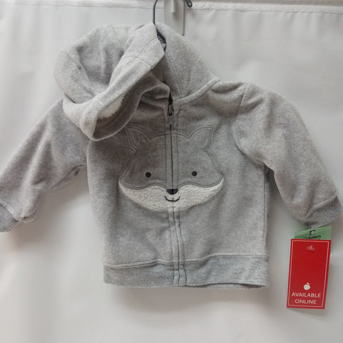 Long Sleeve Hoodie Zip up Sweater  by Carters Size 3m