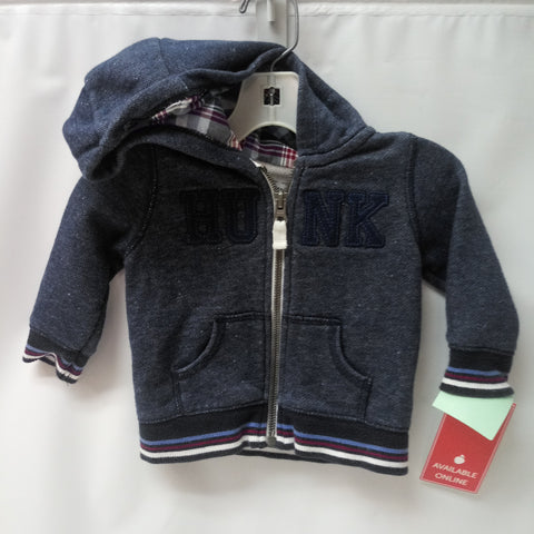 Long Sleeve Hoodie Zip up Sweater  by Carter  Size 6m