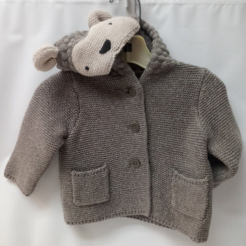 Long Sleeve Hoodie Button up  Sweater  by GAP Size 3-6m