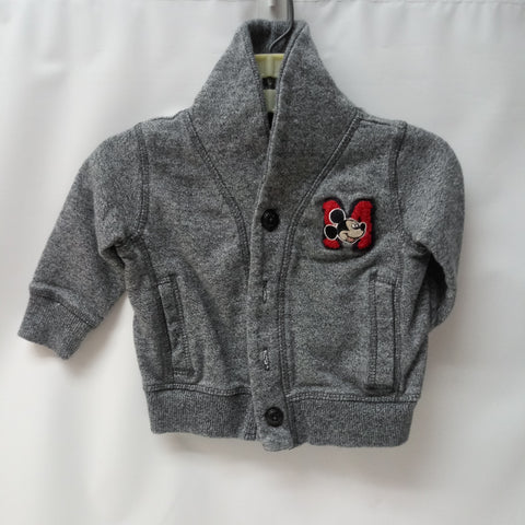Long Sleeve Button up  Sweater  by Disney Size 3-6m