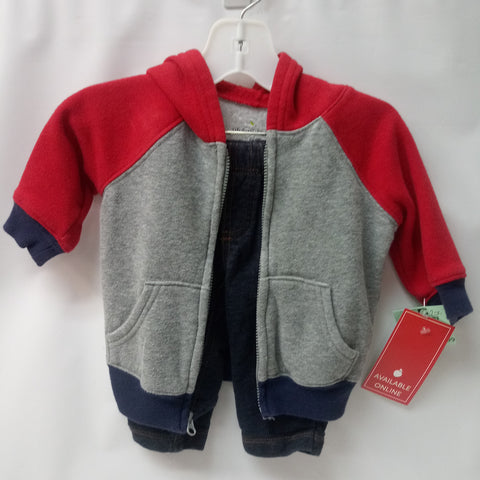 Long Sleeve 2pc Outfit by Jumping Beans  Size 6m