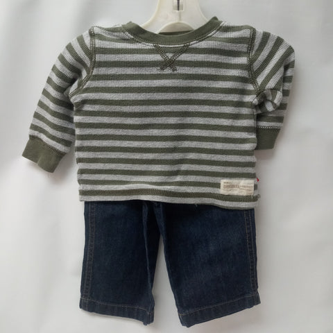 Long Sleeve 2pc Outfit by Carters  Size 6m