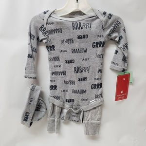 Long Sleeve 3pc Outfit By Gerber Size 3-6m