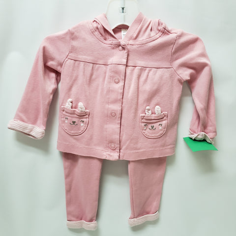 Long Sleeve 2pc outfit By Carters Size 9m