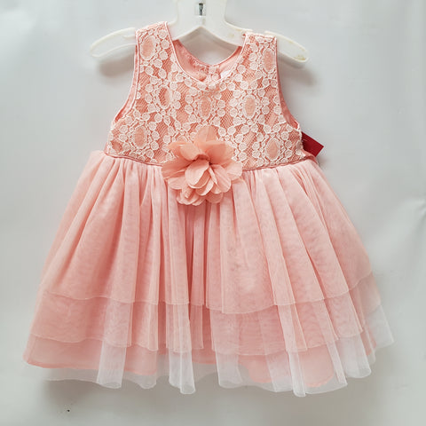 Short Sleeve  Dress  By Young Land  Size 12-18m