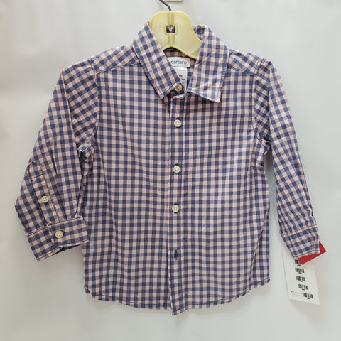 Long Sleeve Button Down  By Carters Size 18m