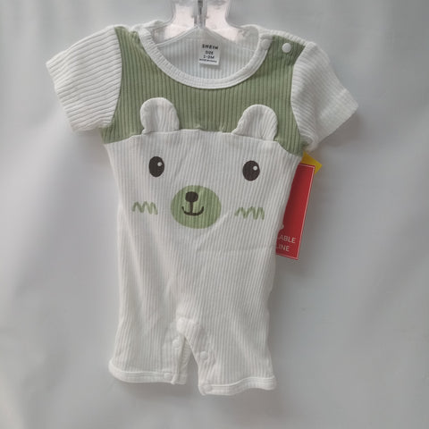 Short Sleeve 1pc Outfit By Shein Size 0-3m