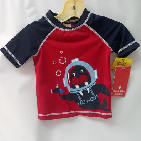 Long Sleeve Swimsuit Top By Gymboree  Size 6-12m