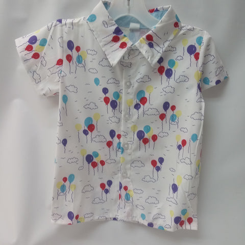 Short Sleeve Button Up Shirt    Size 2-3