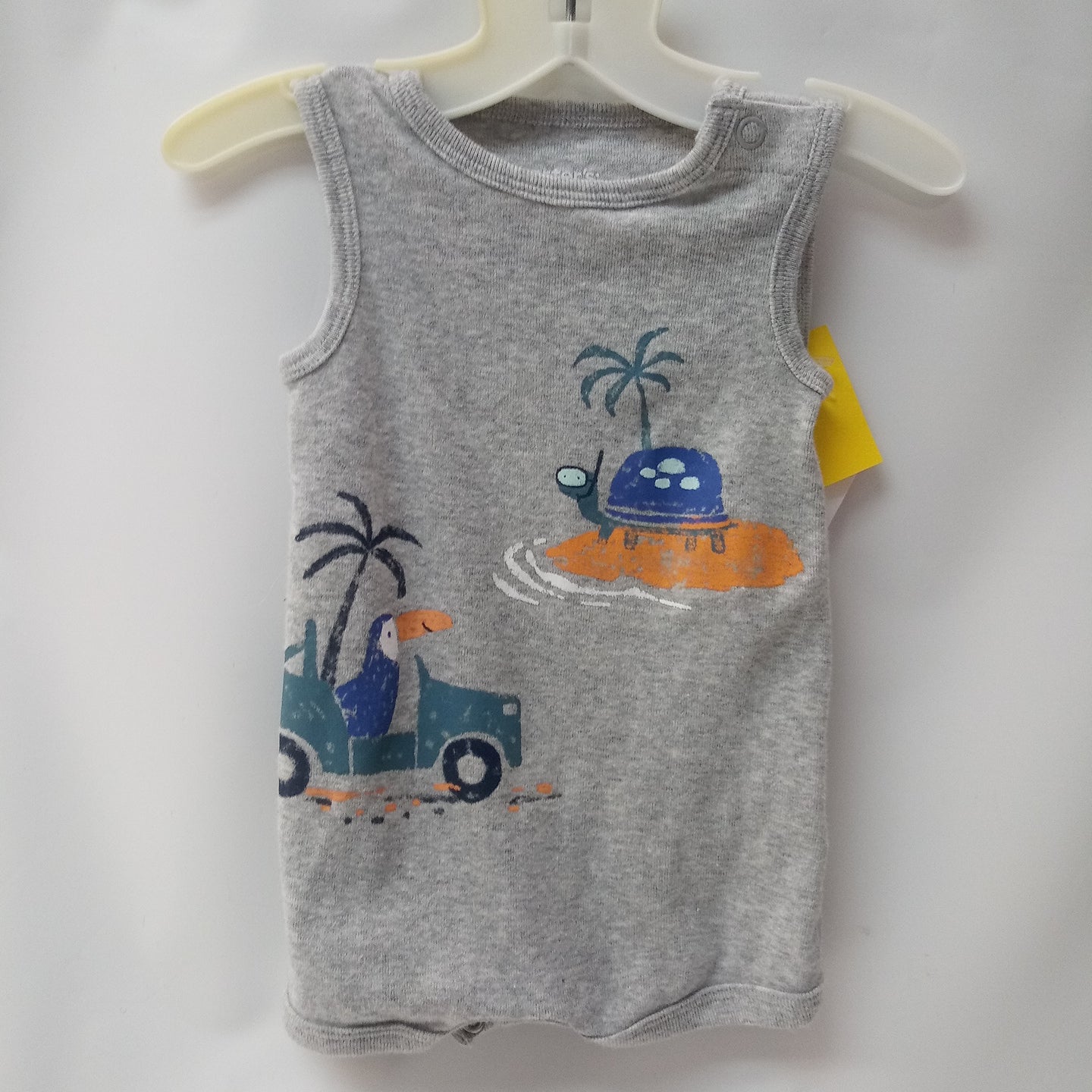 Short Sleeve 1pc Outfit By Carters  Size Newborn