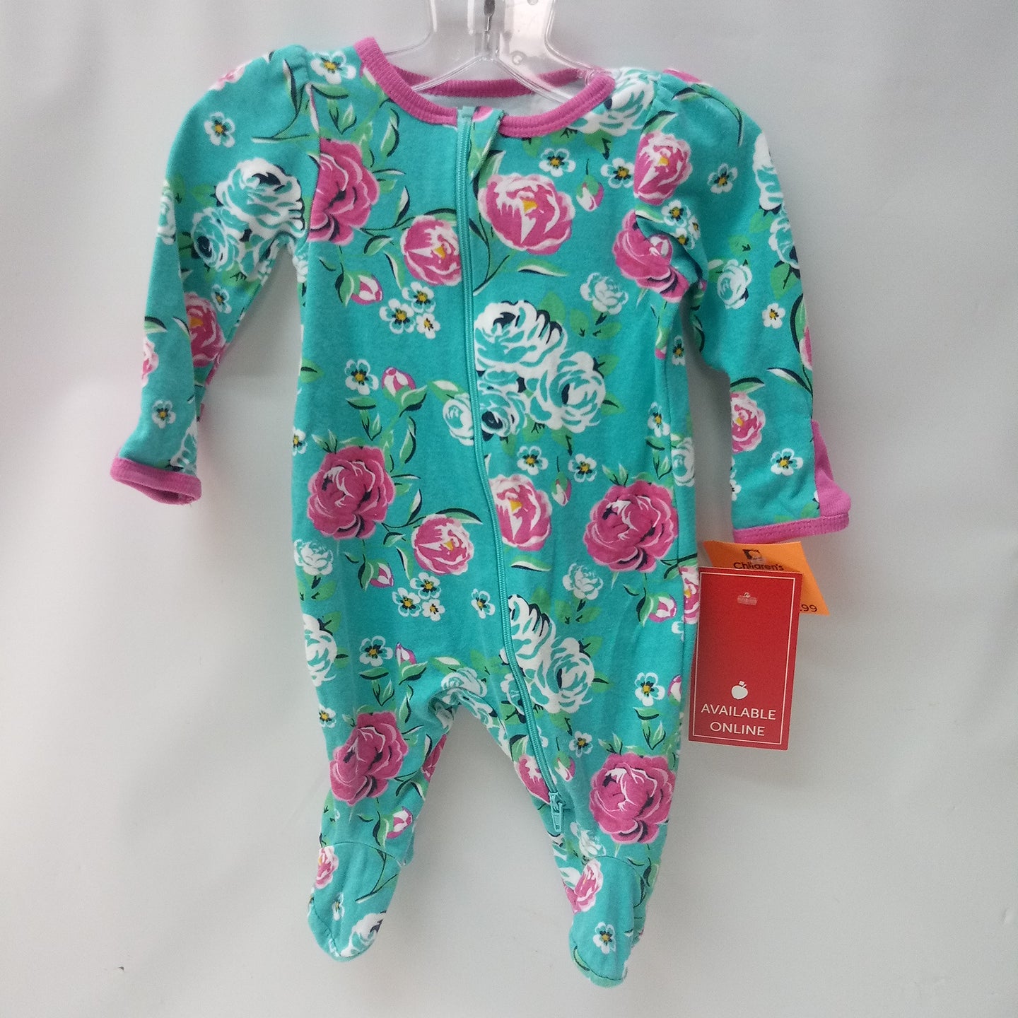 Long Sleeve 1pc Pajamas by Wonder Nation  Size NB