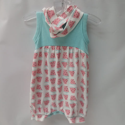 1 Pc Short Sleeve Outfit By Finn & Emma   Size 0-3m