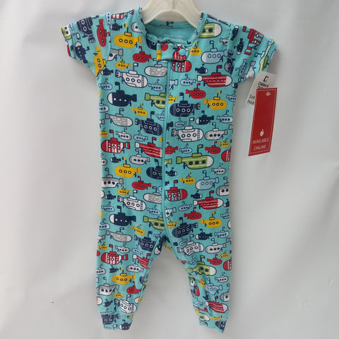 Short Sleeve 1pc Outfit by Place   Size 3-6m