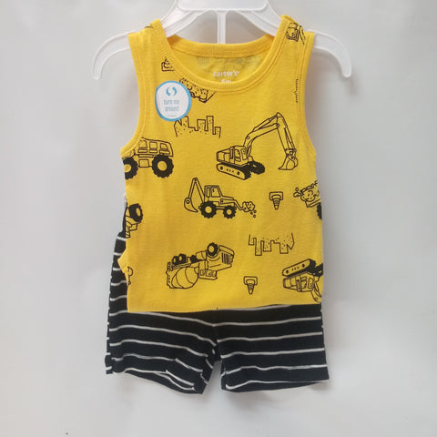 NEW Short Sleeve Onesie 2pc Outfit by Carters  Size 6m