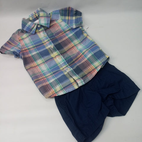 Short Sleeve Onesie 2pc Outfit by Carters  Size 6m