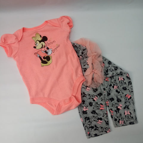 2pc Short Sleeve Outfit by Disney Baby     Size 6-9m