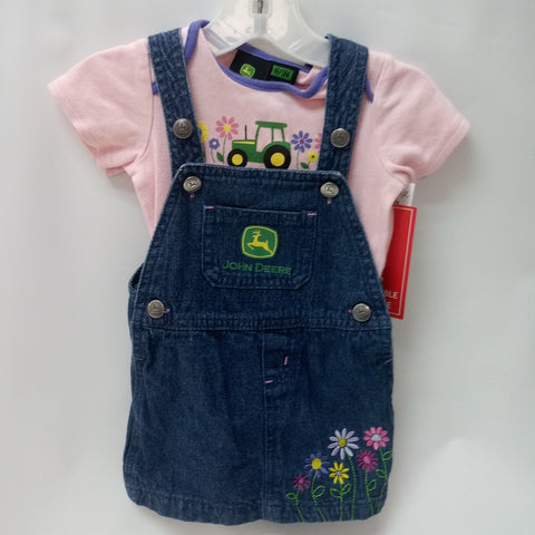 2pc Short Sleeve Outfit by John Deere    Size 6-9m