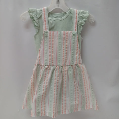 2pc Short Sleeve Dress by Carters   Size 12m