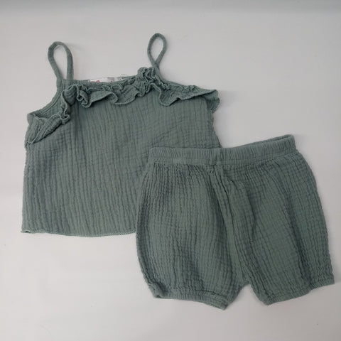 Short Sleeve 2pc Outfit by Jinxing  Size 12m