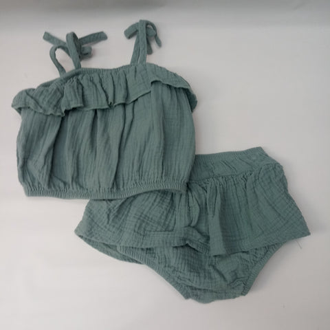 Short Sleeve 2pc Outfit by Greyson Mini   Size 12m