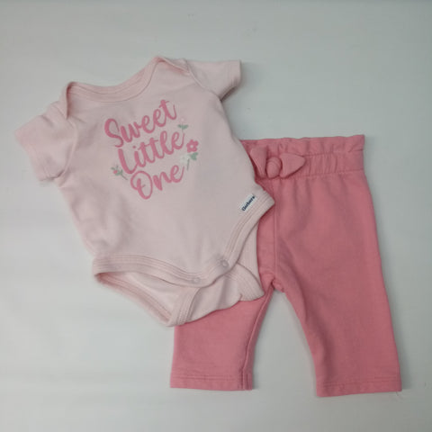 Short Sleeve 2pc Outfit by Gerber  Size NB