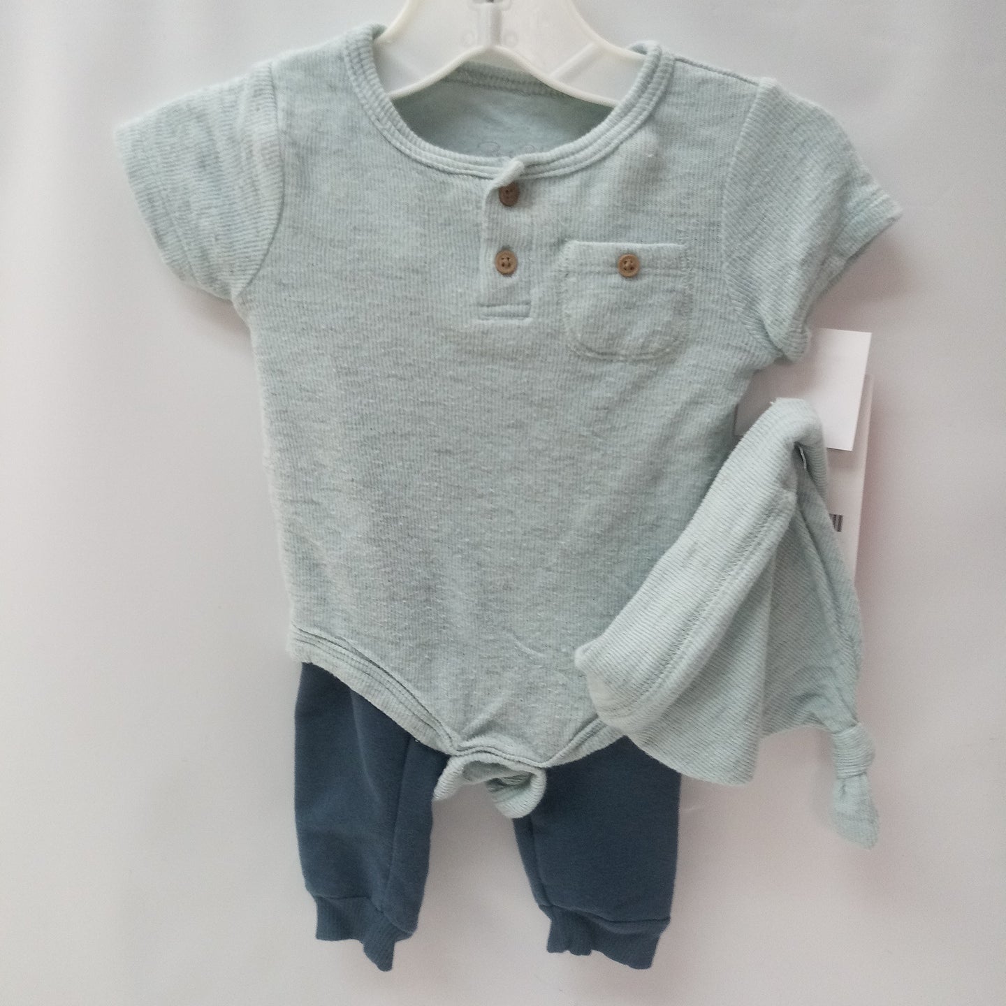 Short Sleeve 3pc Outfit by Remi & Rofe  Size 6-9m