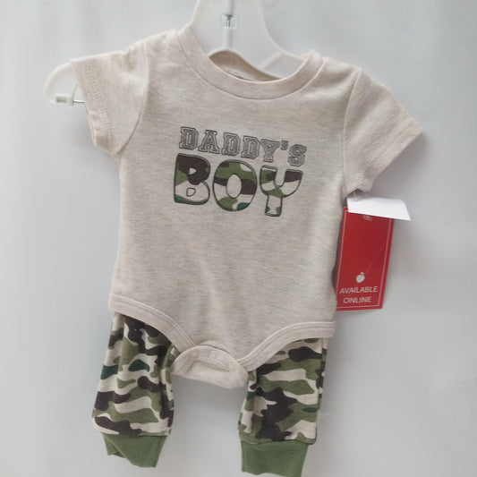 Short Sleeve 2pc Outfit by Baby Essentials    Size 6m