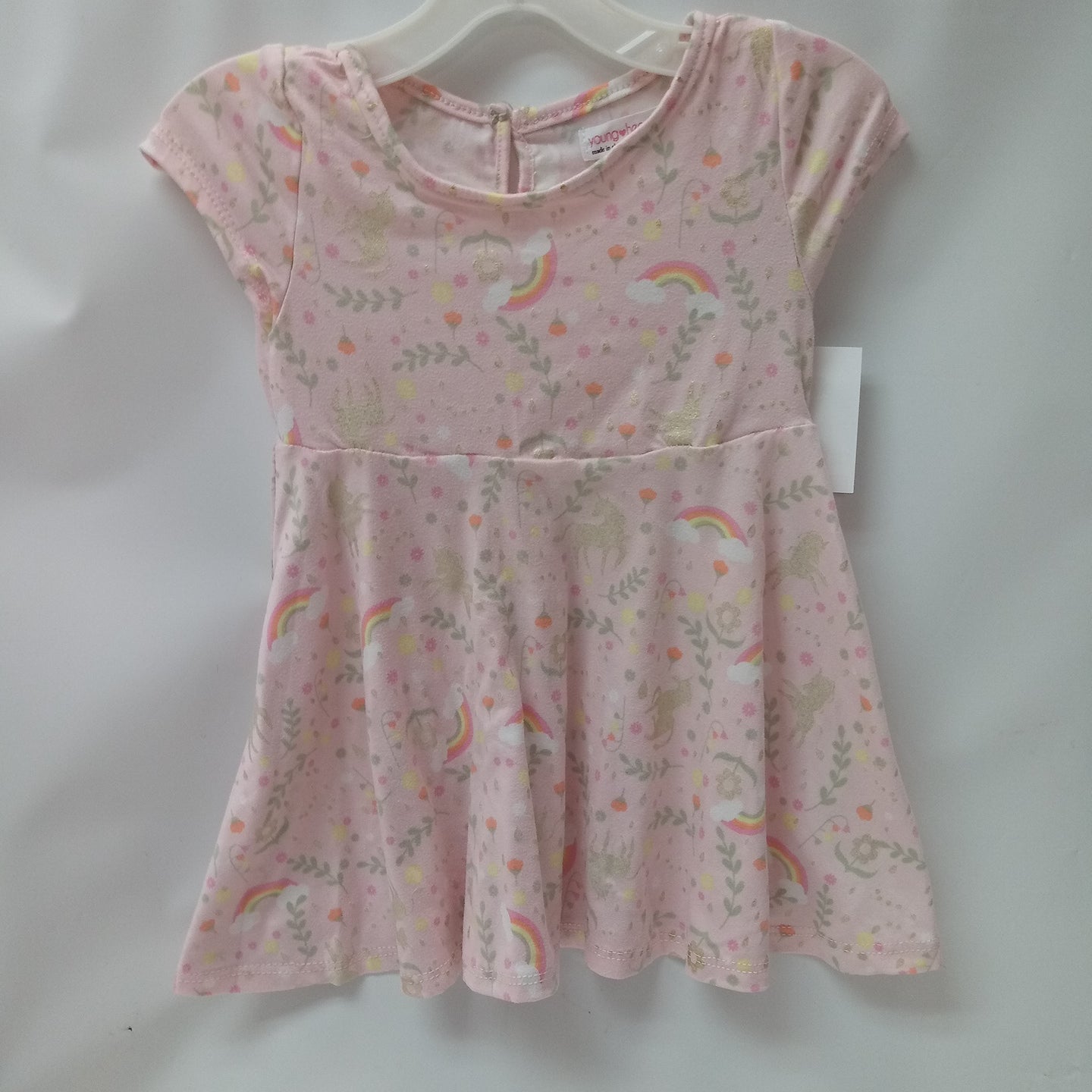 Short Sleeve Dress by young hearts   Size 18m