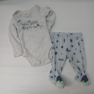 Long Sleeve 2pc Outfit  by Carters     Size NB