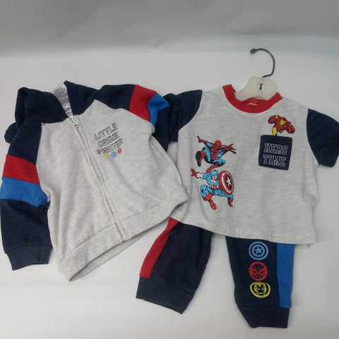 Long Sleeve 3pc Outfit by Marvel    Size 3-6m