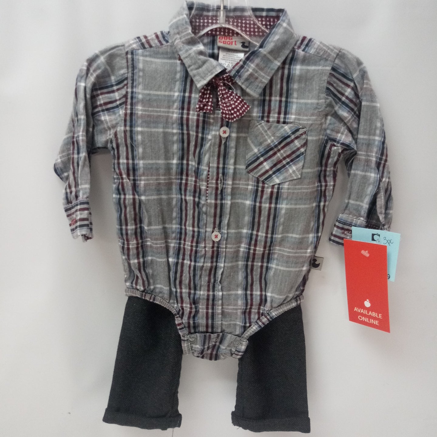 Long Sleeve 2pc Outfit by DDG Sport     Size 6-9m