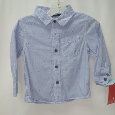 Long Sleeve Button Up Shirt by Cat & Jack    Size 18m