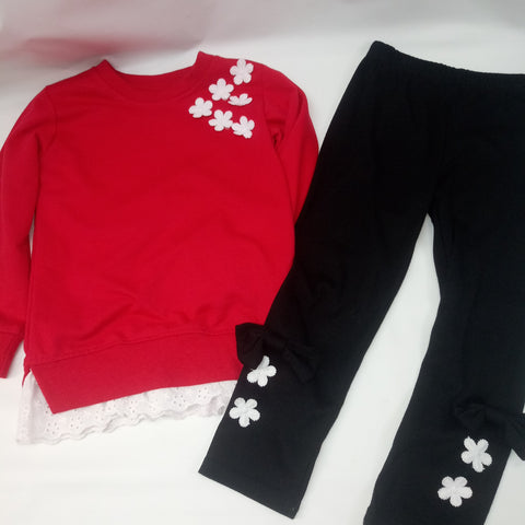 Long Sleeve 2pc Outfit   Size 4-5